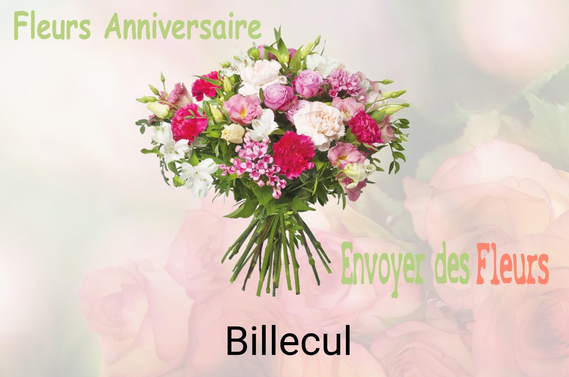 Bouquet de fleurs d’anniversaire livré à Billecul